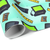 Laptop-Lineal Geschenkpapier (Rolleneckpunkt)