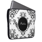 Laptop-Monogramm Sleeves Blumenmotiv (Vorne Rechts)