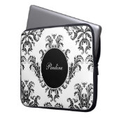 Laptop-Monogramm Sleeves Blumenmotiv (Vorderseite Links)