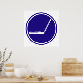 LAPTOP PARKPLATZZEICHEN POSTER (Küche)