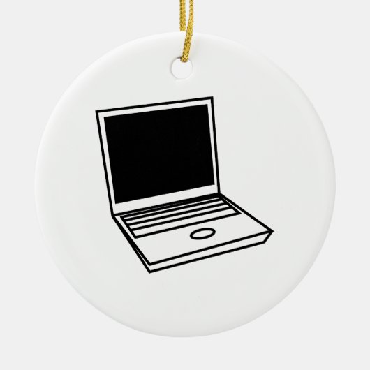 Laptop PC Keramikornament (Vorne)