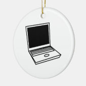 Laptop PC Keramikornament (Links)