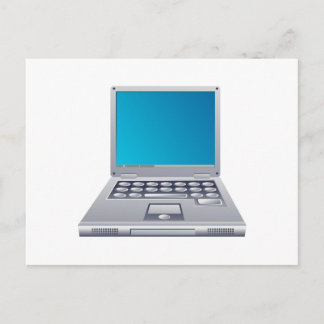Laptop Postkarte