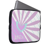 Laptop Pouch mit Herz Laptopschutzhülle (Vorne Rechts)