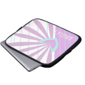 Laptop Pouch mit Herz Laptopschutzhülle (Vorne Knopf)