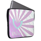 Laptop Pouch w/a Heart Laptopschutzhülle (Vorne Rechts)