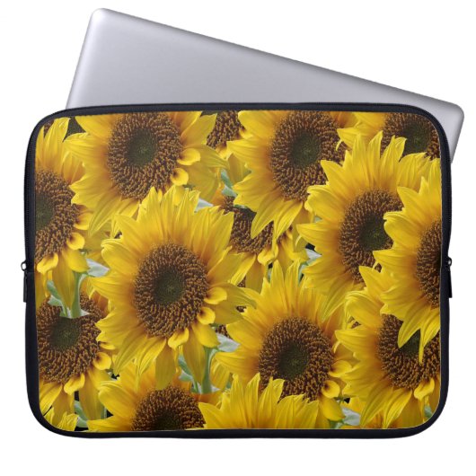Laptop-Schläfchen Blumenblume Laptopschutzhülle (Vorderseite)