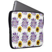 Laptop-Schläfchen Blumenblume Laptopschutzhülle (Vorne Rechts)
