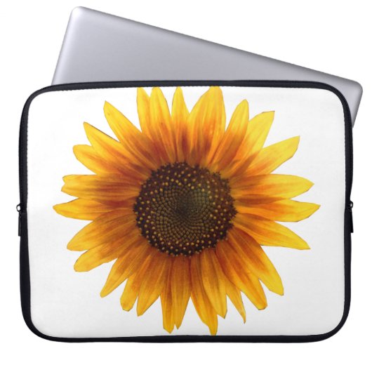 Laptop-Schläfchen Blumenblume Laptopschutzhülle (Vorderseite)