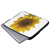 Laptop-Schläfchen Blumenblume Laptopschutzhülle (Vorne Knopf)