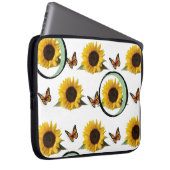 Laptop-Schläfchen Blumenblume Laptopschutzhülle (Vorne Rechts)