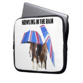 Laptop-Schläfchen im Regen Laptopschutzhülle (Vorderseite Links)