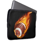 Laptop-Sieb 13" Flaming-Fußball Laptopschutzhülle (Vorne Rechts)