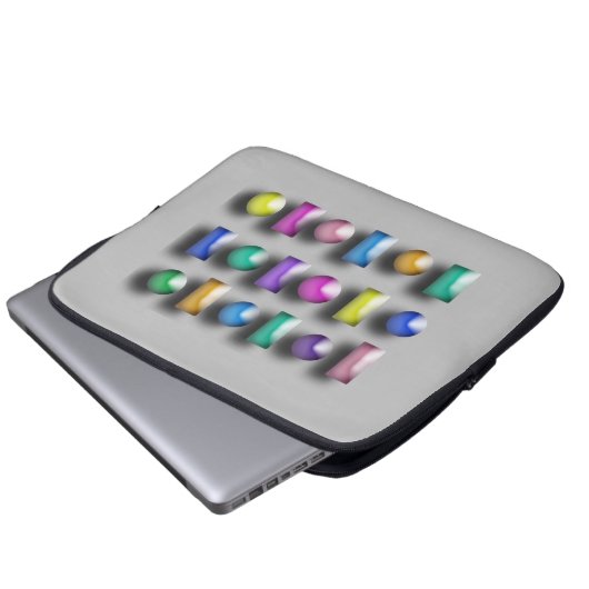 Laptop-Sieb - 3D-Tasten Laptopschutzhülle (Vorne Knopf)