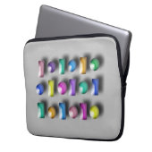 Laptop-Sieb - 3D-Tasten Laptopschutzhülle (Vorderseite Links)