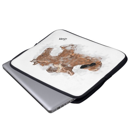 Laptop-Sieb : Auf dem Weg zur Ziellinie. Laptopschutzhülle (Vorne Knopf)