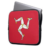 Laptop-Sieb auf der Insel Man Laptopschutzhülle (Vorderseite Links)