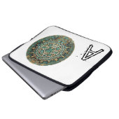 Laptop-Sieb Aztec Green Laptopschutzhülle (Vorne Knopf)