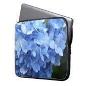 Laptop-Sieb - Blue Hydrangea Laptopschutzhülle (Vorderseite Links)