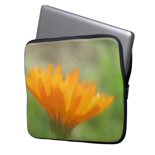 Laptop-Sieb - Calendula Laptopschutzhülle (Vorderseite Links)