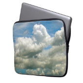 Laptop-Sieb - Cumulus-Wolken Laptopschutzhülle (Vorderseite Links)