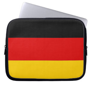 Laptop-Sieb der deutschen Flagge Laptopschutzhülle