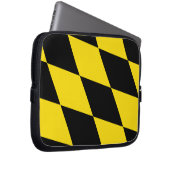Laptop-Sieb der Münchener Flagge Laptopschutzhülle (Vorne Rechts)