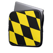 Laptop-Sieb der Münchener Flagge Laptopschutzhülle (Vorderseite Links)