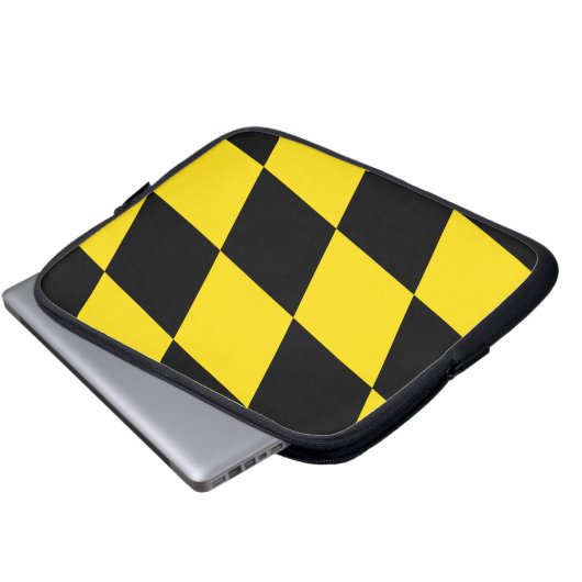 Laptop-Sieb der Münchener Flagge Laptopschutzhülle (Vorne Knopf)