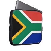 Laptop-Sieb der südafrikanischen Flagge Laptopschutzhülle (Vorne Rechts)