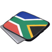 Laptop-Sieb der südafrikanischen Flagge Laptopschutzhülle (Vorne Knopf)