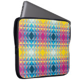 Laptop-Sieb - Dreiecke mit geometrischem Spiegelbi Laptopschutzhülle (Vorne Rechts)
