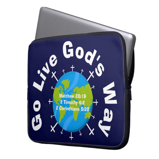 Laptop-Sieb - Go Live Laptopschutzhülle (Vorderseite Links)