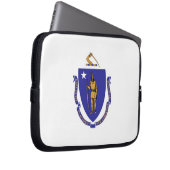 Laptop-Sieb in Massachusetts State Flag Laptopschutzhülle (Vorne Rechts)