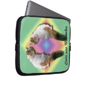 Laptop-Sieb - Katzen sind Wunder Laptopschutzhülle (Vorne Rechts)