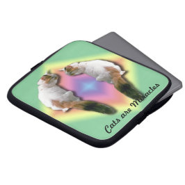 Laptop-Sieb - Katzen sind Wunder Laptopschutzhülle