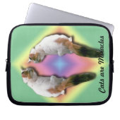 Laptop-Sieb - Katzen sind Wunder Laptopschutzhülle (Vorderseite)