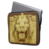 Laptop-Sieb - Löwenkopf Laptopschutzhülle (Vorderseite Links)