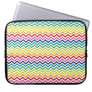 Laptop-Sieb - Mehrfarbig Zigzag 3 Laptopschutzhülle