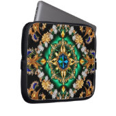 Laptop-Sieb mit brasilianischem Farbdesign Laptopschutzhülle (Vorne Rechts)