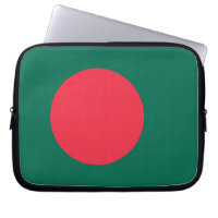 Laptop-Sieb mit der Flagge Bangladeschs