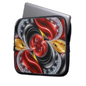 Laptop-Sieb mit deutschem Farbdesign Laptopschutzhülle (Vorderseite Links)