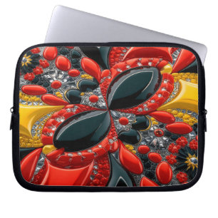 Laptop-Sieb mit deutschem Farbdesign Laptopschutzhülle