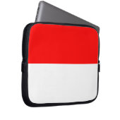 Laptop-Sieb mit Flagge Indonesiens Laptopschutzhülle (Vorne Rechts)