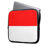 Laptop-Sieb mit Flagge Indonesiens Laptopschutzhülle (Vorderseite Links)