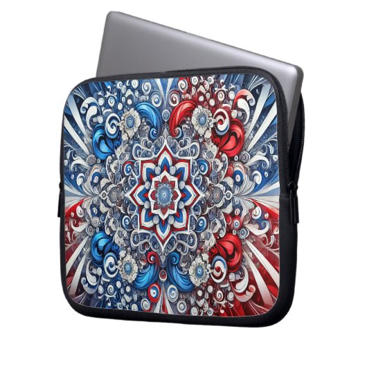 Laptop-Sieb mit französischem Farbdesign Laptopschutzhülle (Vorderseite Links)