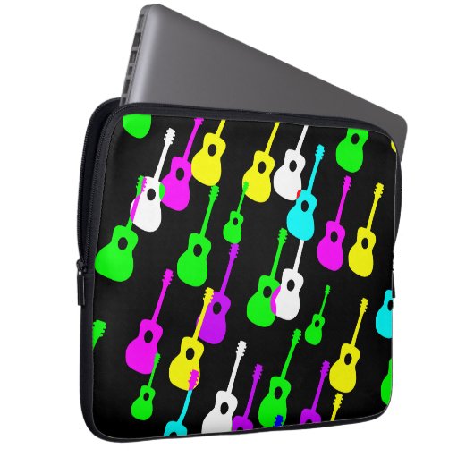 Laptop-Sieb mit Gitarren darauf Laptopschutzhülle (Vorne Rechts)