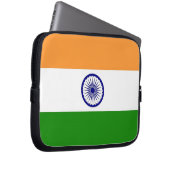 Laptop-Sieb mit indischer Flagge Laptopschutzhülle (Vorne Rechts)