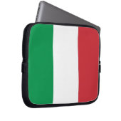 Laptop-Sieb mit italienischer Flagge Laptopschutzhülle (Vorne Rechts)