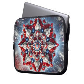 Laptop-Sieb mit norwegischer Farbgestaltung Laptopschutzhülle (Vorderseite Links)